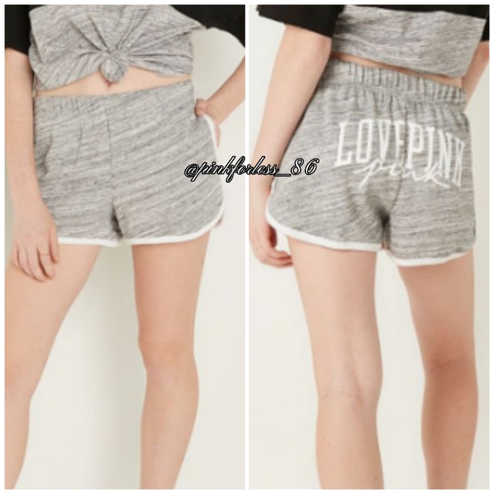 VS PINK VARSITY SHORTS